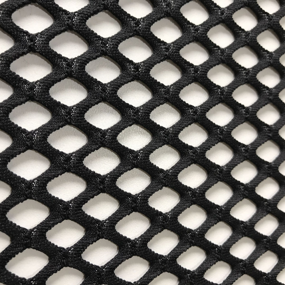 BLACK DIAMOND FISHNET Mesh Fabric 100% Polyester Stretch 5mm HOLES 150cm  wide
