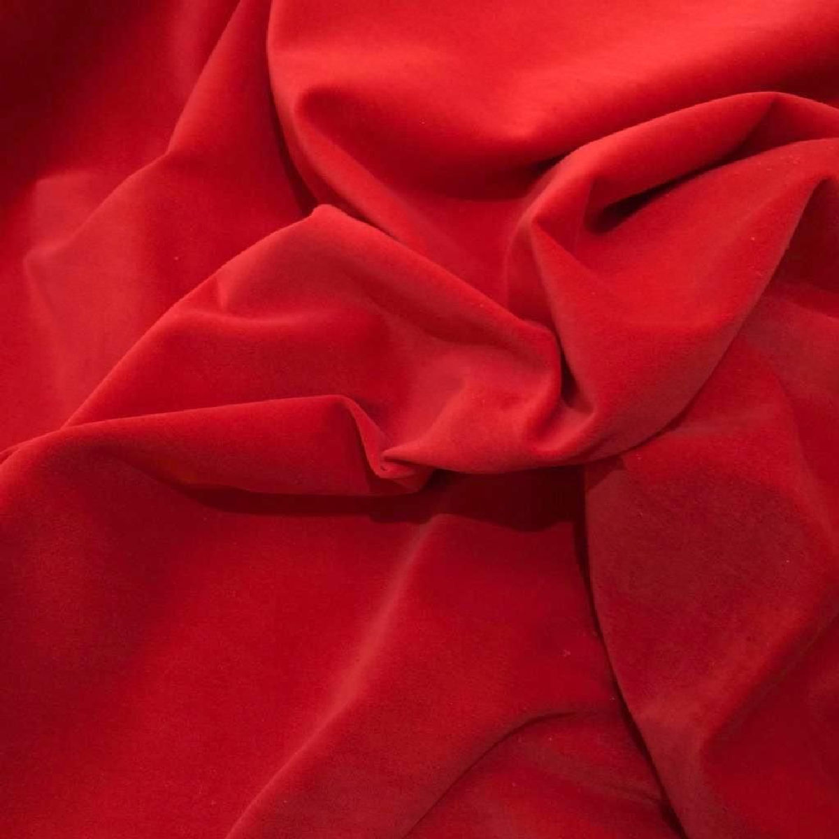 Red Velvet Fabric - 100% Cotton | Lushes Fabrics