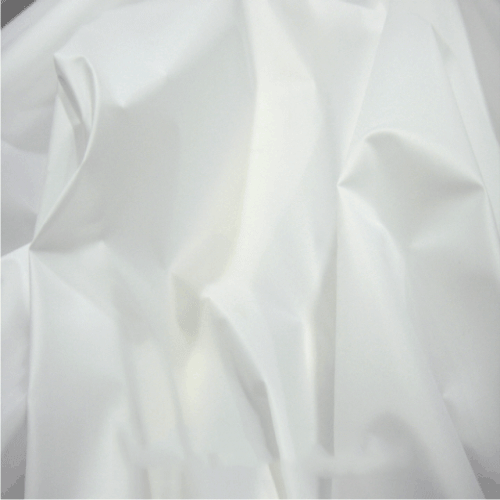 WHITE 4oz PU coated nylon waterproof fabric 150cm