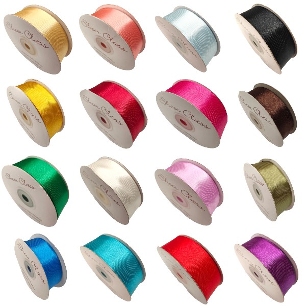 Double Sided Satin Ribbons Full Rolls
