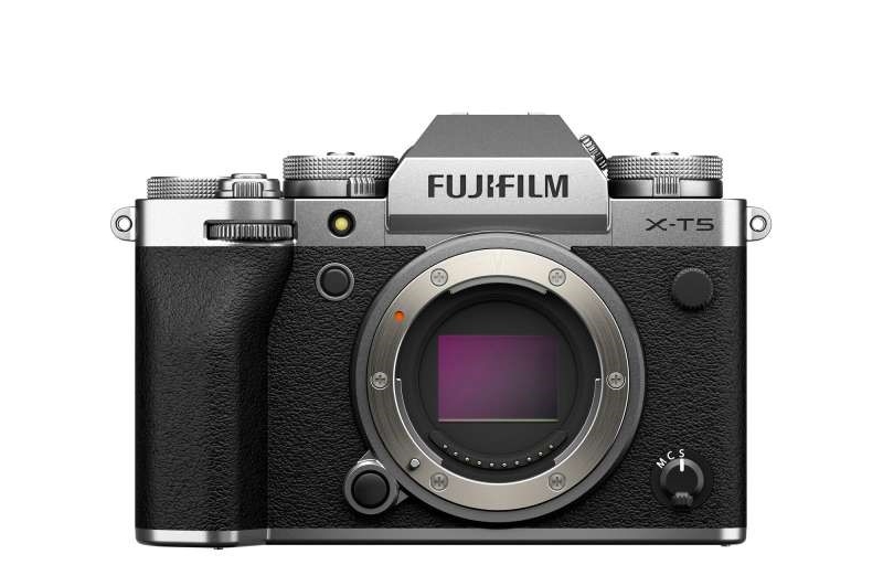 fujifilm x-t5 mirrorless digital camera body only (silver)
