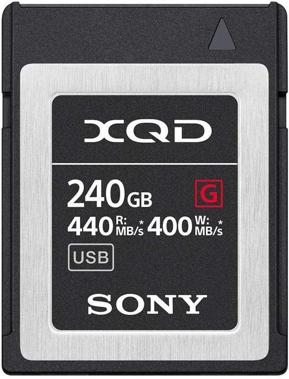 SONY 240GB XQD G Series Memory Card (QD-G240F