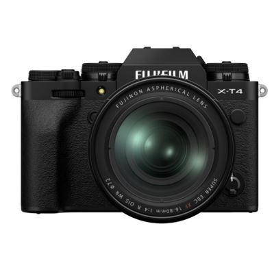 fujifilm x-t4 digital camera with xf 16-80mm 