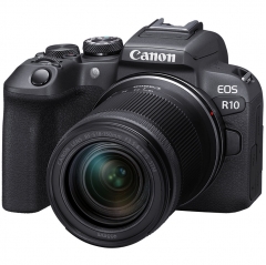 canon eos r10 mirrorless digital camera with 18-150mm f/3.5-6.3 lens