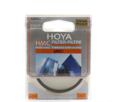 hoya 55mm uv(c) hmc filter multi coated uv c