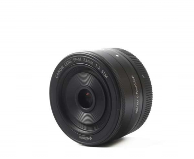 canon ef-m 22mm f/2 stm lens (black)