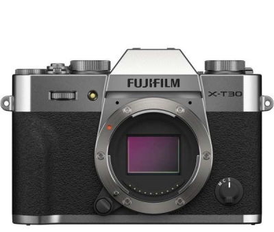 fujifilm x-t30 ii mirrorless digital camera body only (silver)