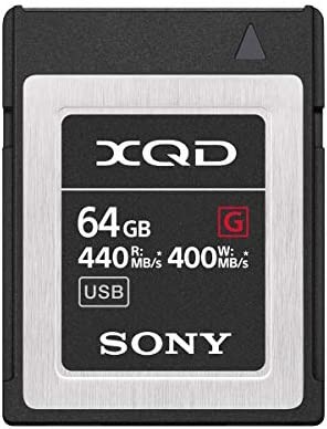 SONY 64GB XQD G Series Memory Card (QD-G64F)
