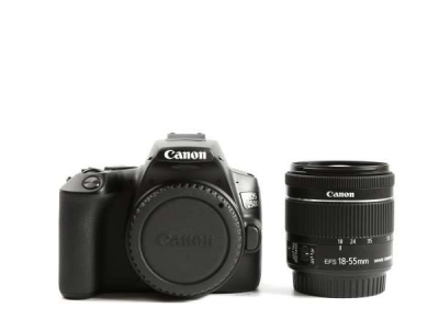 canon eos 250d digital slr camera + 18-55mm f/4-5.6 is stm lens