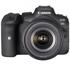 canon eos r6 mirrorless digital camera with 24-105mm f/4-7.1 lens