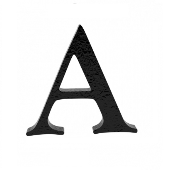 Cast Aluminium Hopper Motif Letter A - CNUMA