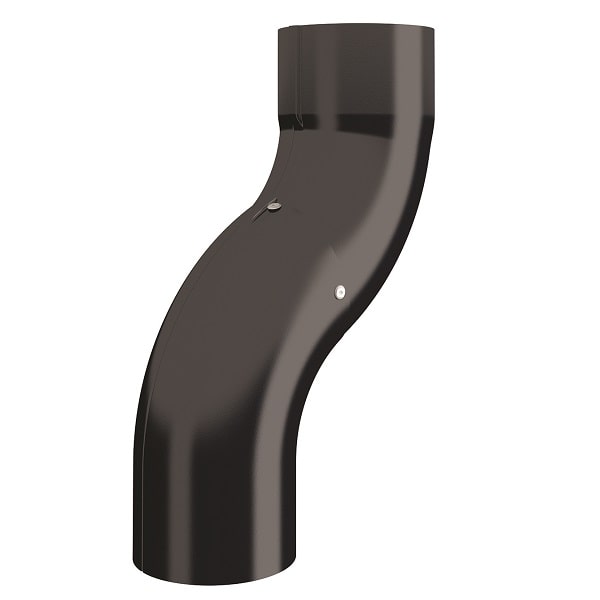 Lindab Steel Downpipe One-Piece Offset Bend S