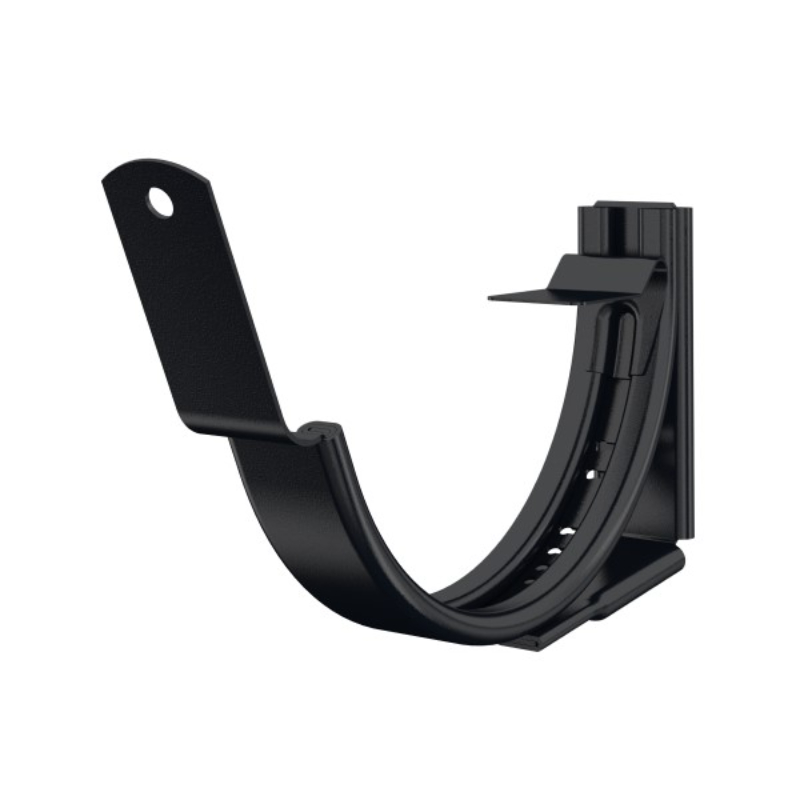 Lindab Steel Half Round Adjustable Fascia Bracket 150mm Matte Finish