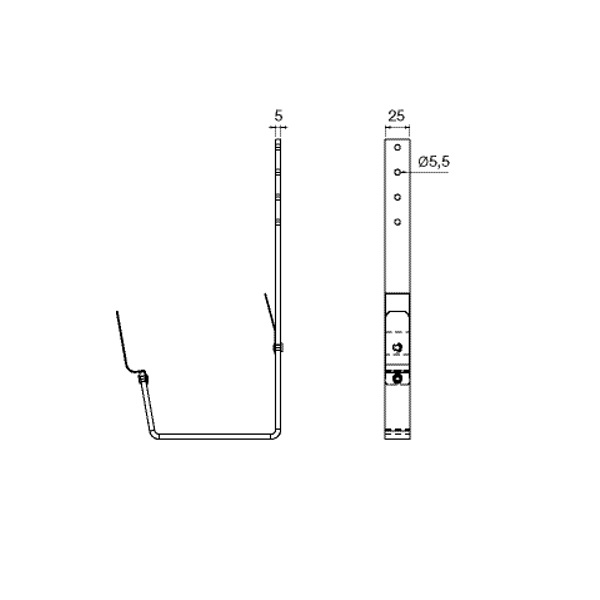 Lindab Steel Rectangular 210mm Flex-Fit Rafte