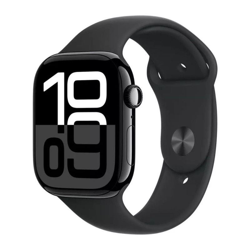 apple watch series 10 gps 46mm jet black alum