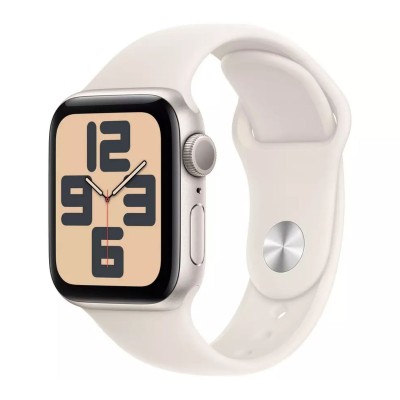 apple watch se 2 gps 40mm starlight aluminium case with starlight sport band, m/l mxeg3