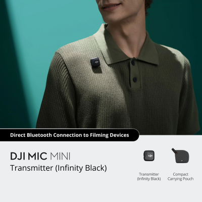 DJI Mic Mini Transmitter (Infinity Black)  