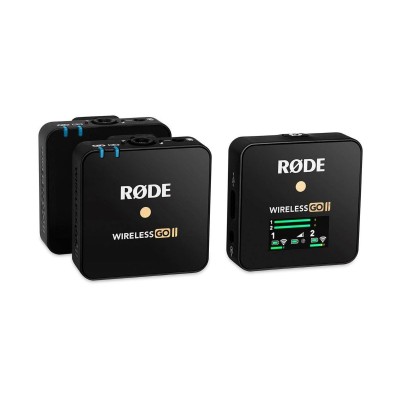rode wireless go ii compact dual channel wireless microphone system