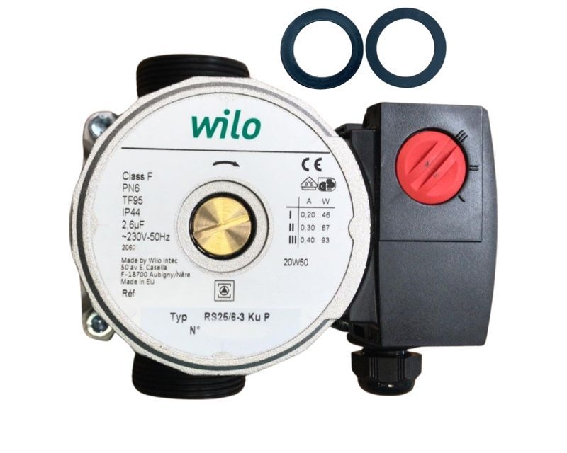 wilo 25/6 plastic body secondary hot water pump replacement to grundfos bronze