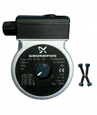 GRUNDFOS 15-60 PUMP HEAD COMPATIBLE FOR VAILLANT ECOMAX PUMP 160969
