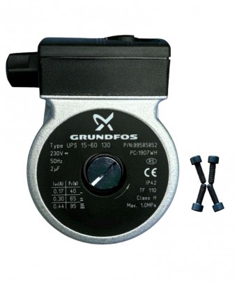 GRUNDFOS PUMP HEAD 161111 COMPATIBLE WITH Vaillant Turbomax VUW 242, 282
