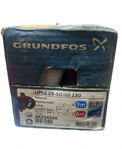 grundfos ups2 15-50/60 130 98334549  selectric replacement pump 5m 6m original