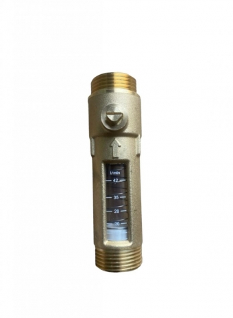 heat pump flow balancing valve with fill & flush - 5 to 42 l/min 28mm