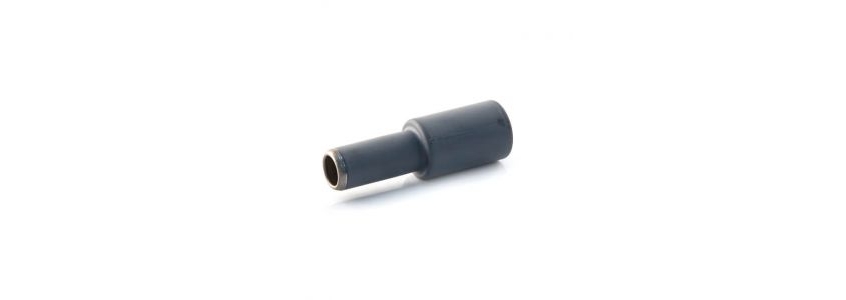polyplumb double spigot reducing - 15 x 10mm grey