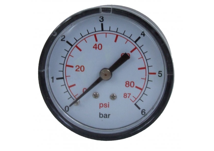 4 bar gauge bottomr conn, g4bt