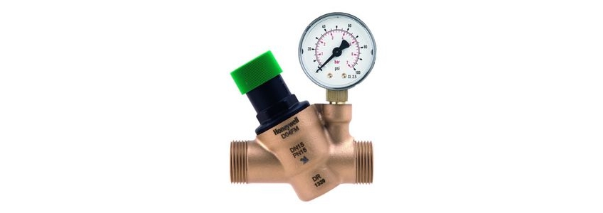 15mm pressure reducing valve with gauge, d04fm-1/2zgc