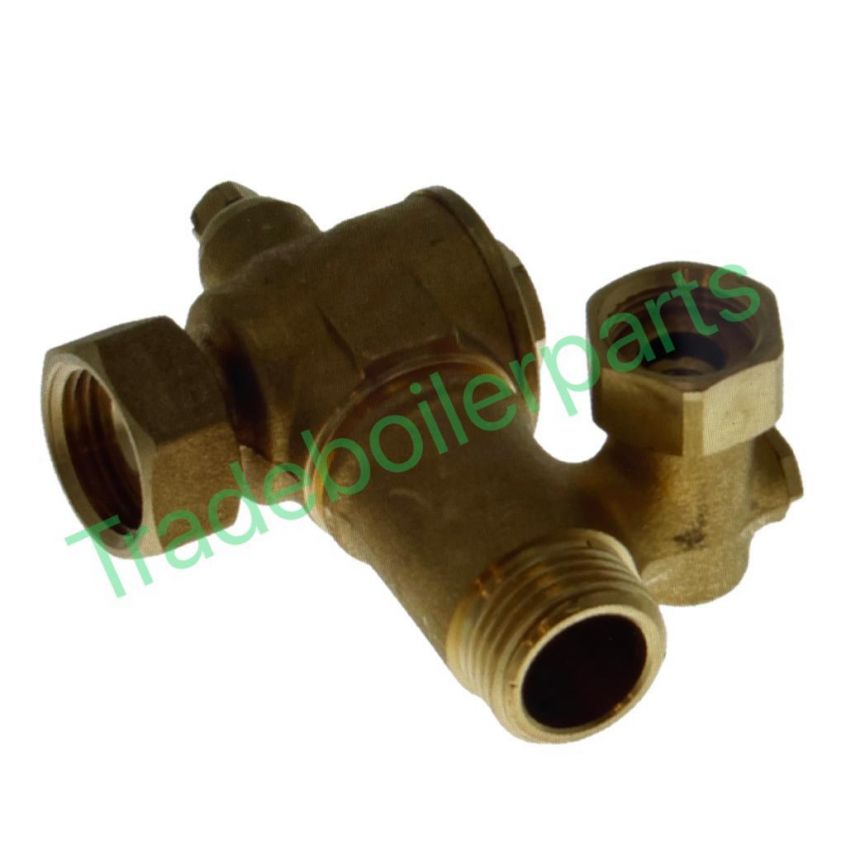 ariston 995485 isolating valve 1/2 cw inlet original