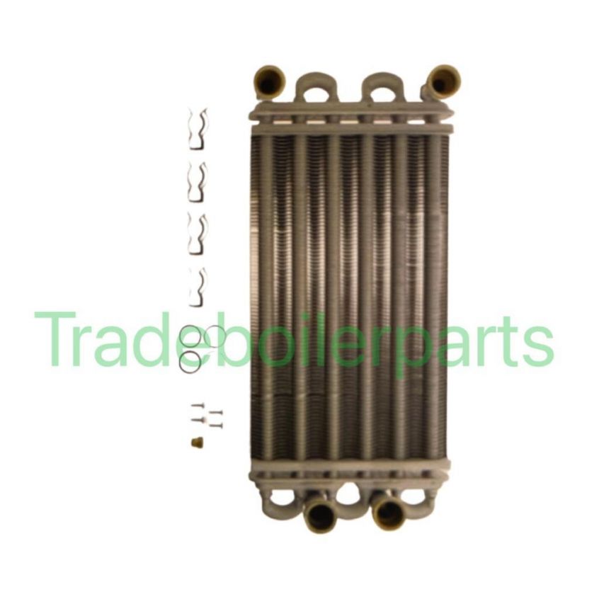 worcester 87161054830 heat exchanger gas to water bi-thermal brand new 