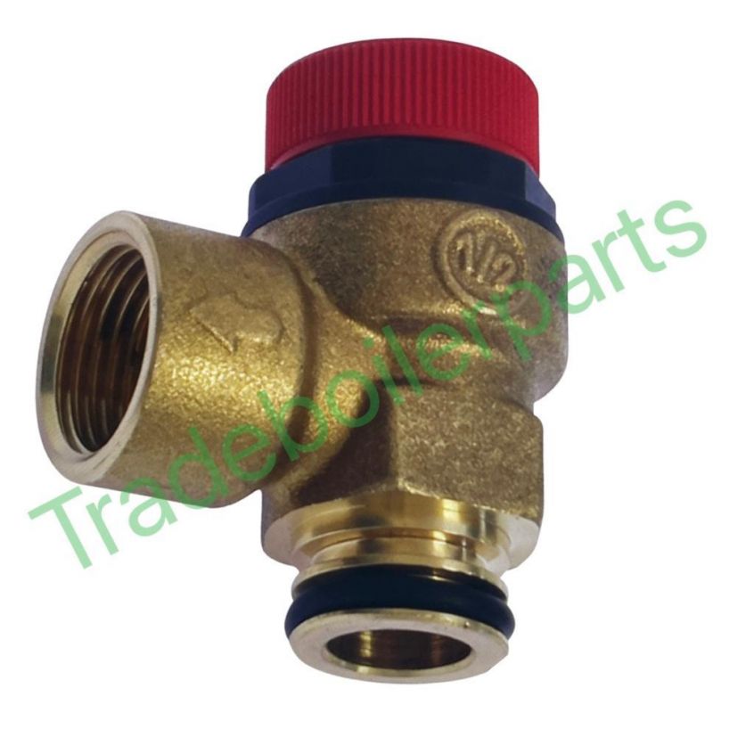 ideal 170992 pressure relief valve kit isar/icos syst