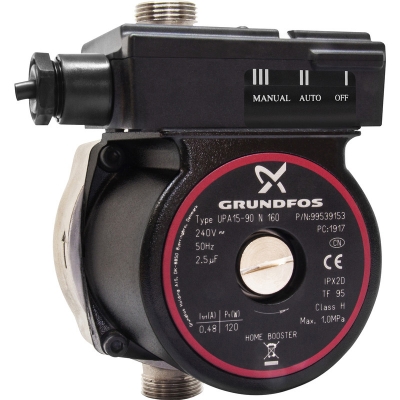 grundfos upa 15-90n home booster pump 230v 50hz