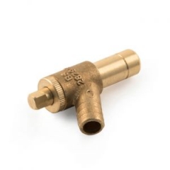 polyplumb spigot drain cock - 15mm brass