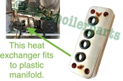 ideal 177529 plate heat exchanger kit - abk onwards