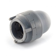 polyplumb demountable socket blank end - 28mm grey