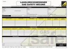 gas safe landlord record pad (50 certificates), gslpad1