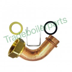  ideal 171049 ch stub pipe kit isar/icos syst