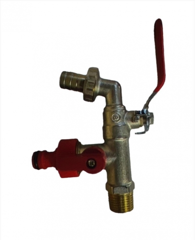 zl-5605 3 way bibcock valve