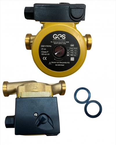 ges ups 25-80n (180) hot water service circulator 230v